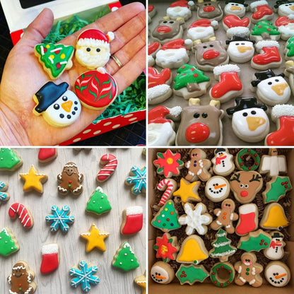 Crethink Mini Ausstechformen Set Weihnachten 20 Stück Edelstahl Backen