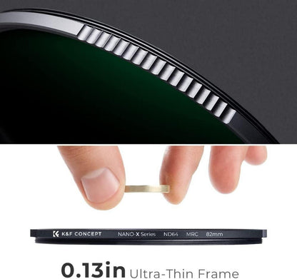 49MM ND64 Slim Fester Graufilter 6 Blendenstufen Nano-X
