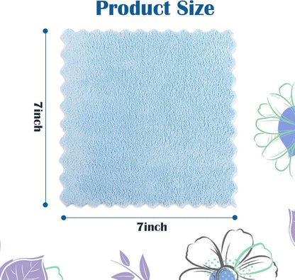 Make-up-Entferner Tücher Korallen Fleece Mikrofaser 24er Pack 17,8x17,8cm