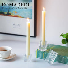 Glas Kerzenhalter Set - 6PCS Moderne Stabkerzenständer