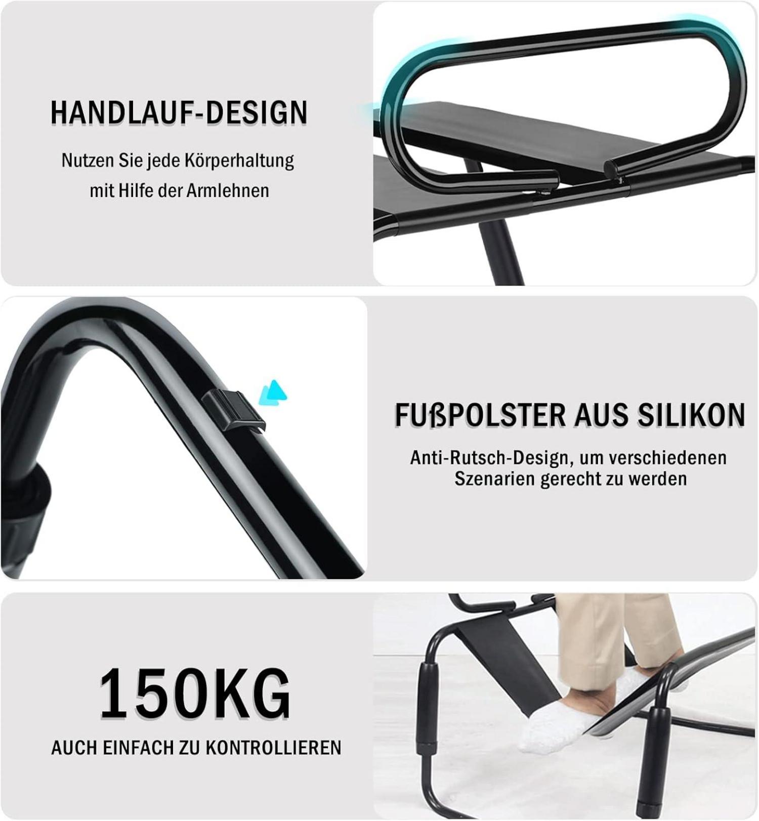 Sex Möbel Stuhl mit Griffe und SM Augenbinde, verstellbar