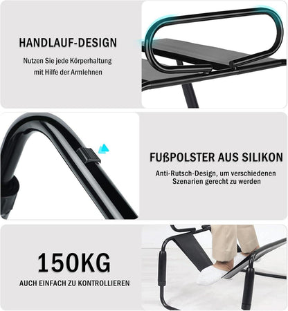 Sex Möbel Stuhl mit Griffe und SM Augenbinde, verstellbar