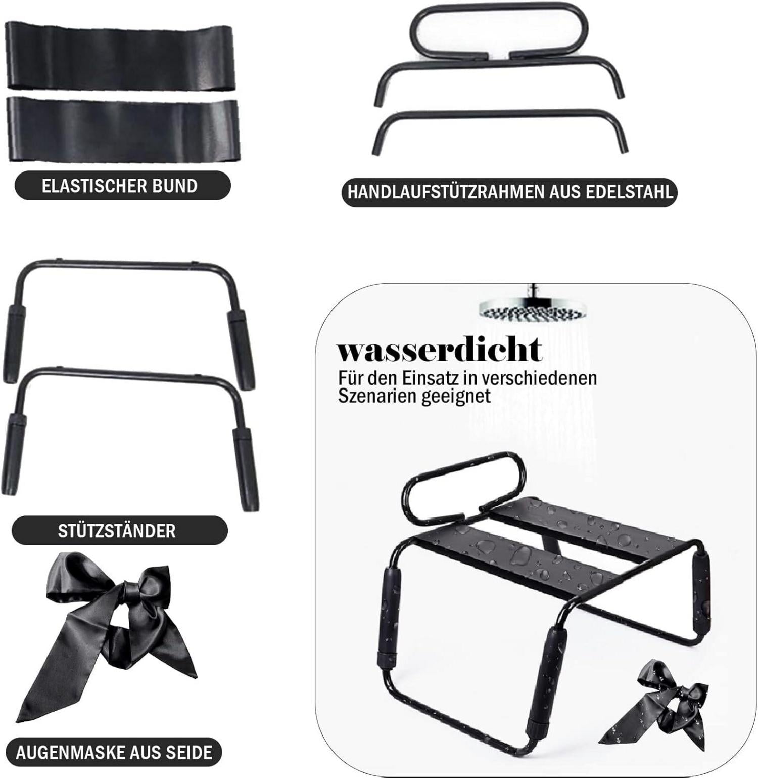 Sex Stuhl Paare mit Griffe SM Eyes Bandage Bis 150kg
