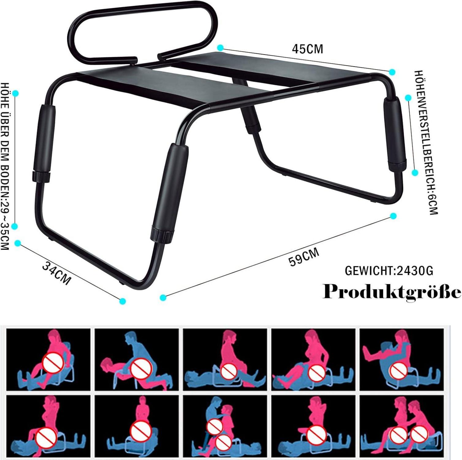 Sex Möbel Stuhl Paare SM Augenbinde Love Chair 150kg