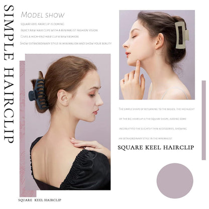 Große Haarklammer Rutschfest Haarspange Damen 11 cm Haarschmuck