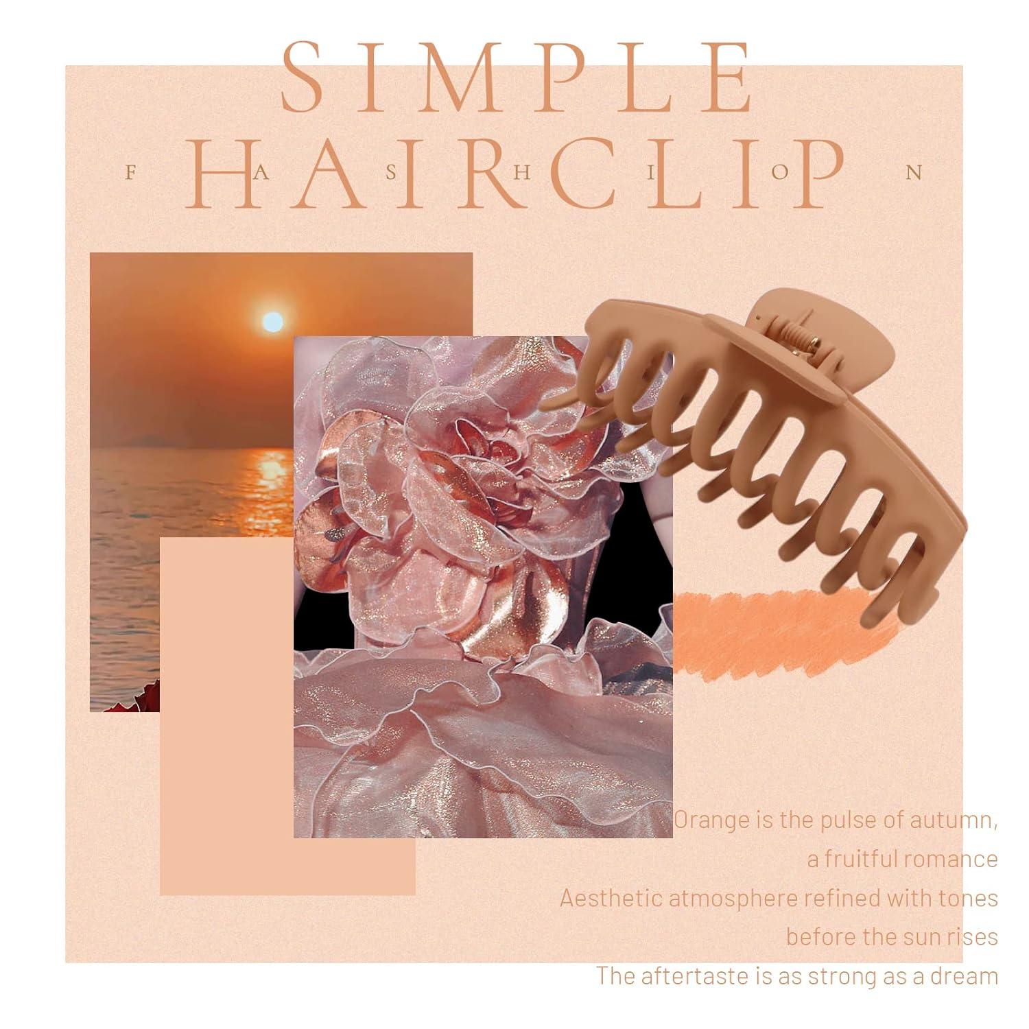 Haarklammer Groß Rutschfest Haarspange Damen 11 cm Hair Clip