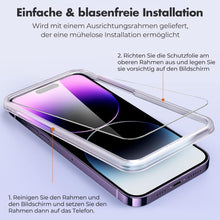 Panzer Schutz Glas iPhone 14 Pro Max 3 Stück 9H Härte 2.5D