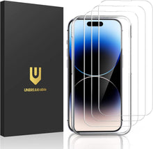 Panzer Schutz Glas iPhone 14 Pro 3er Pack 9H Härte 2.5D