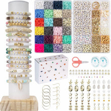 Perlen Auffädeln 8400+ Stück Set Clay Armbänder Halsketten