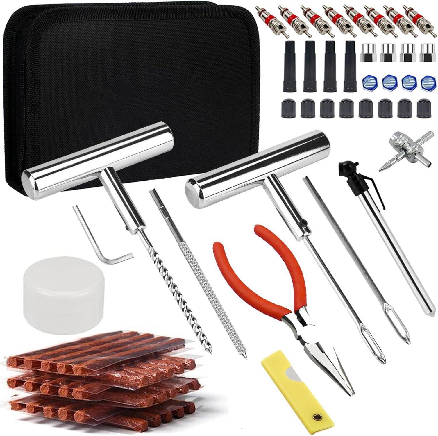 Reifenreparaturset mit 70 Stück Reparaturstreifen