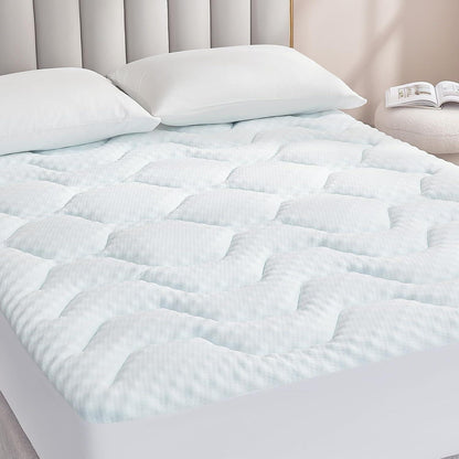 Gel Matratzentopper 140x200cm mit Memory Foam, atmungsaktiv