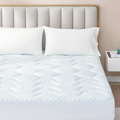 Gel Matratzentopper 140x200cm mit Memory Foam, atmungsaktiv