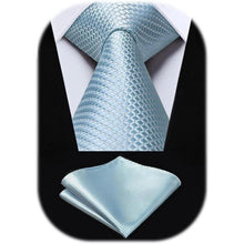 HISDERN Herren Hochzeit Krawatte kariert Blumen Elegant