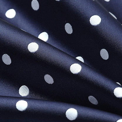 HISDERN Krawattenschal Herren Gepunktet Elegant Business