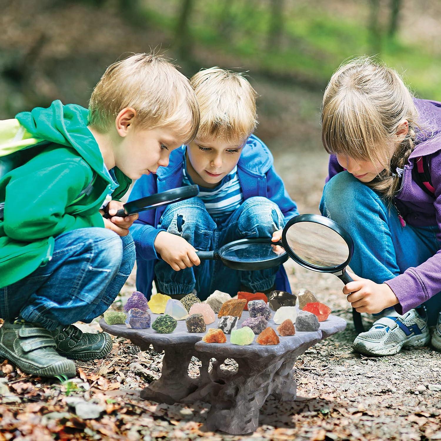 Adventskalender Kristalle für Kinder 2024 natürliche Edelsteine