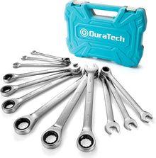 Ringratschenschlüssel Set 12-teilig Maul-Ringschlüssel-Satz 8-19mm