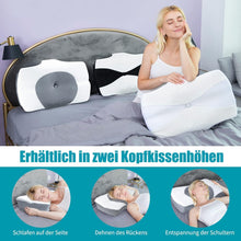 Orthopädisches Nackenstützkissen 60 x 40 x 13/11 cm Memory