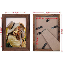 EXYGLO 12er Set Bilderrahmen 10x15 cm Grau - Fotorahmen