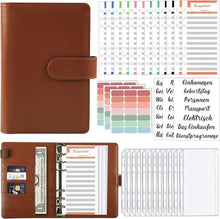 A6 Budget Planner Geld Organizer Binder Taschen Etiketten Sparbuch