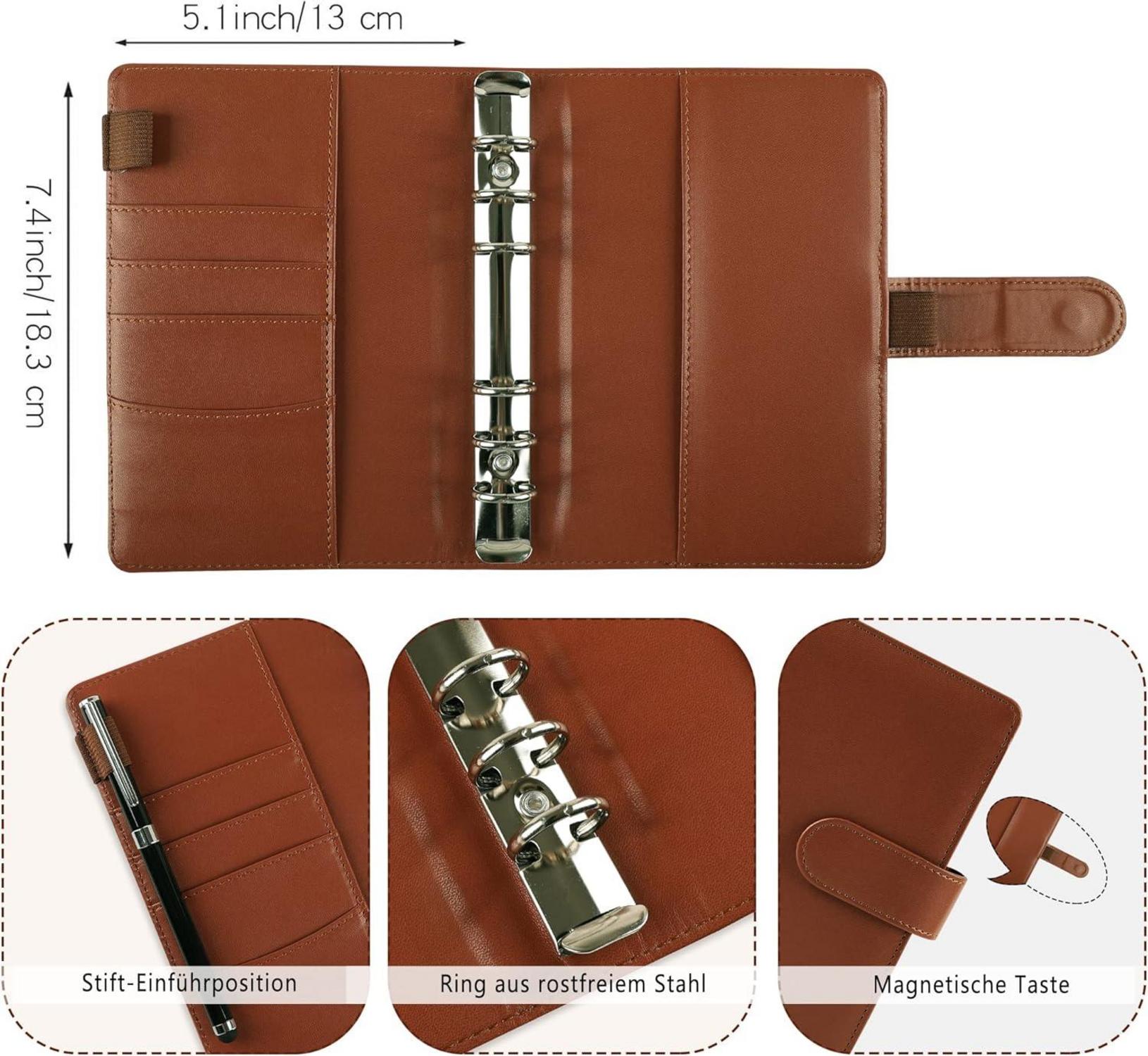 A6 Budget Planner Geld Organizer Binder Taschen Etiketten Sparbuch