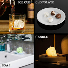 Totenkopf Eisformen 3D Silikon 6er BPA-frei mit Deckel