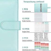 A6 Binder Budget Planner Deutsch Geld Organizer Sparbuch