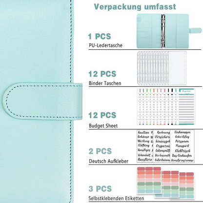 A6 Binder Budget Planner Deutsch Geld Organizer Sparbuch
