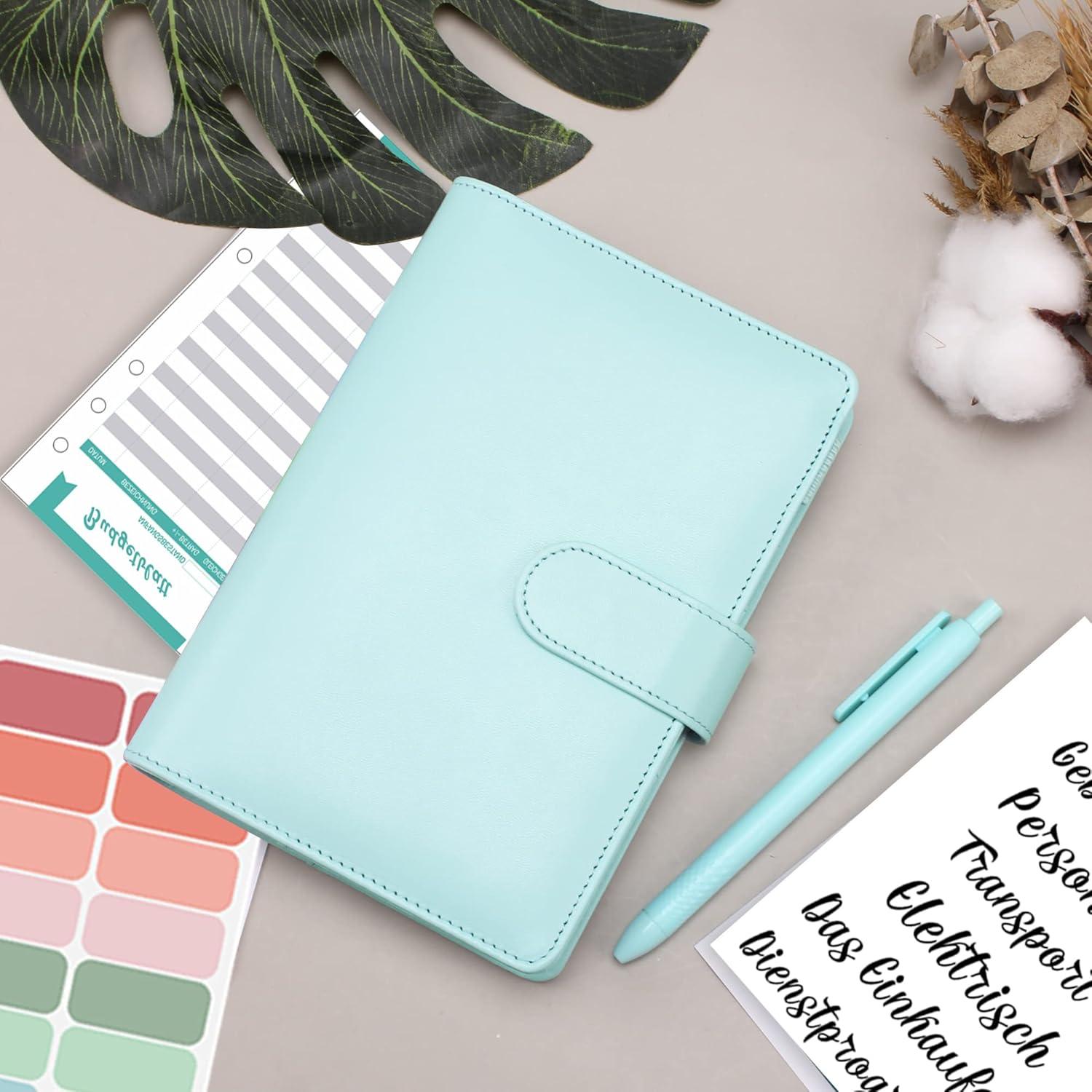 A6 Binder Budget Planner Deutsch Geld Organizer inkl. Budgetblätter & Etiketten