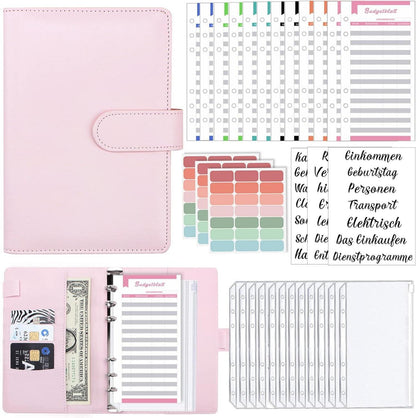 A6 Binder Budget Planner Geld Organizer Sparbuch Reisen Tagebuch