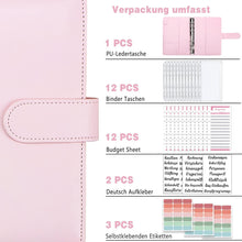A6 Binder Budget Planner Deutsch Geld Organizer