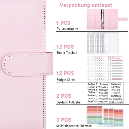 A6 Binder Budget Planner Deutsch Geld Organizer
