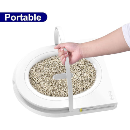 Katzentoiletten Trainer Trainingssystem Weiß