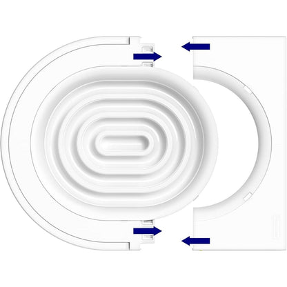Katzentoiletten Trainer Trainingssystem Weiß