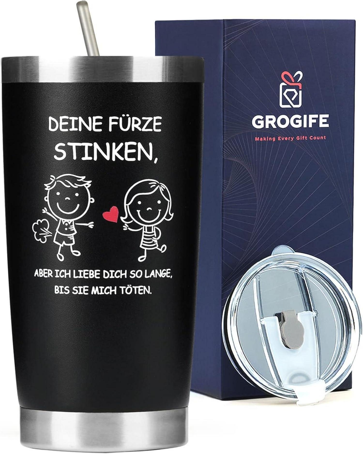 Romantischer Valentinstag Kaffeebecher 600ml für Ihn