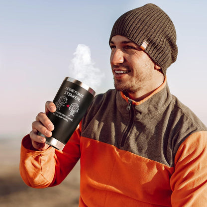Grogife Valentinstagsgeschenk Männer 600ml Kaffeebecher to go Becher