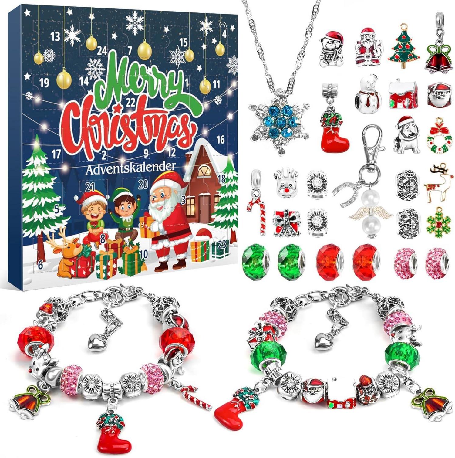 DIY Adventskalender Schmuck Set mit 29 Bastelsets