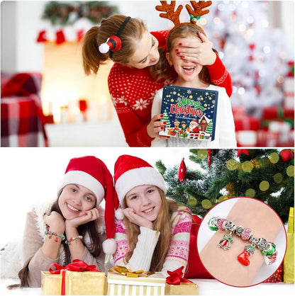 Adventskalender Mädchen Schmuck 24 Bastelset Weihnachten 2024 Kinder