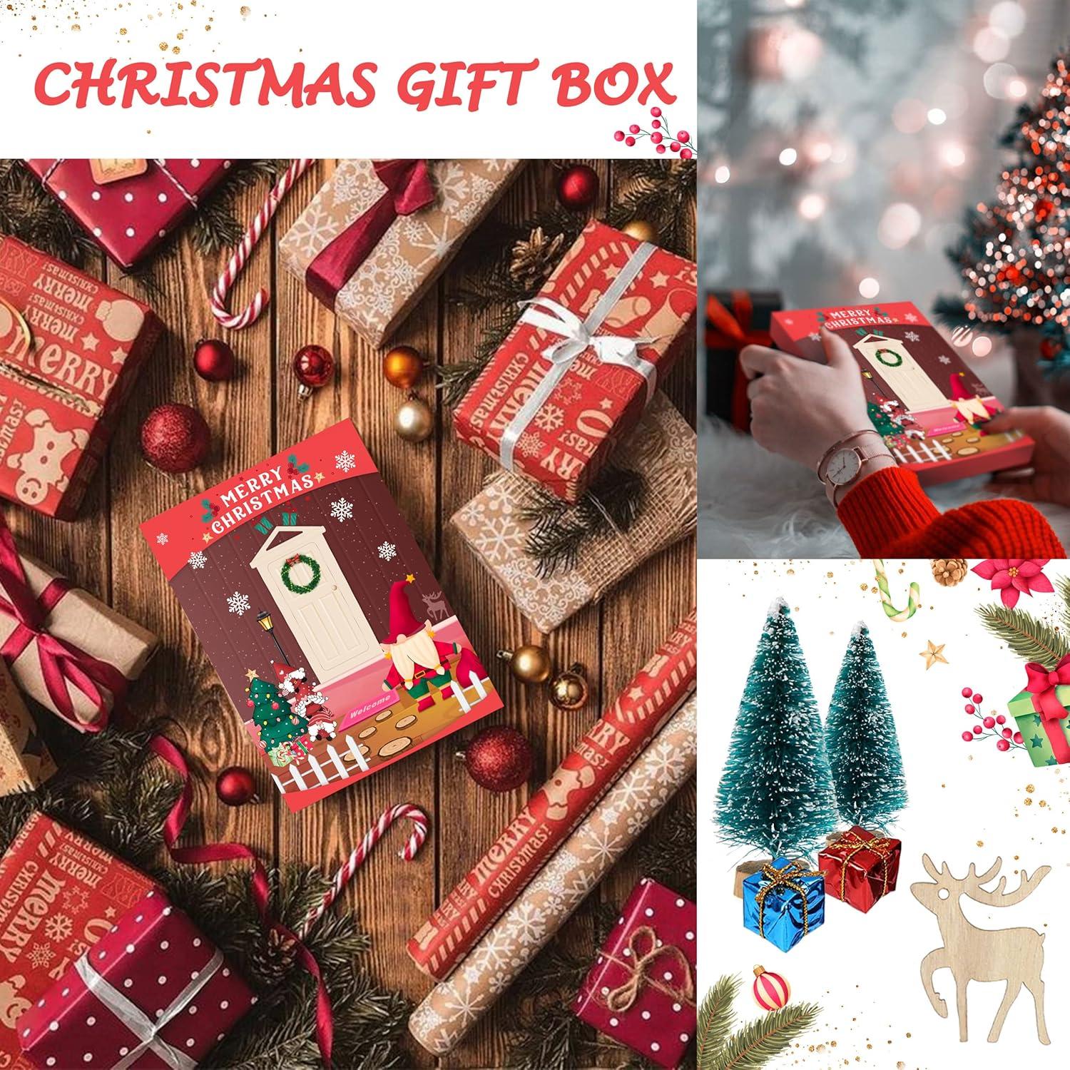 Wichteltür Weihnachtsdeko Set - Elfengarten Zubehör mit