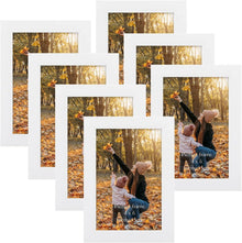 Bilderrahmen Set Collage Weiß Rahmen für Fotos 10x15cm Modern Wand