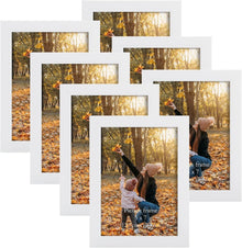 Bilderrahmen Set Weiß 13x18 cm Foto Collage Moderne Wand