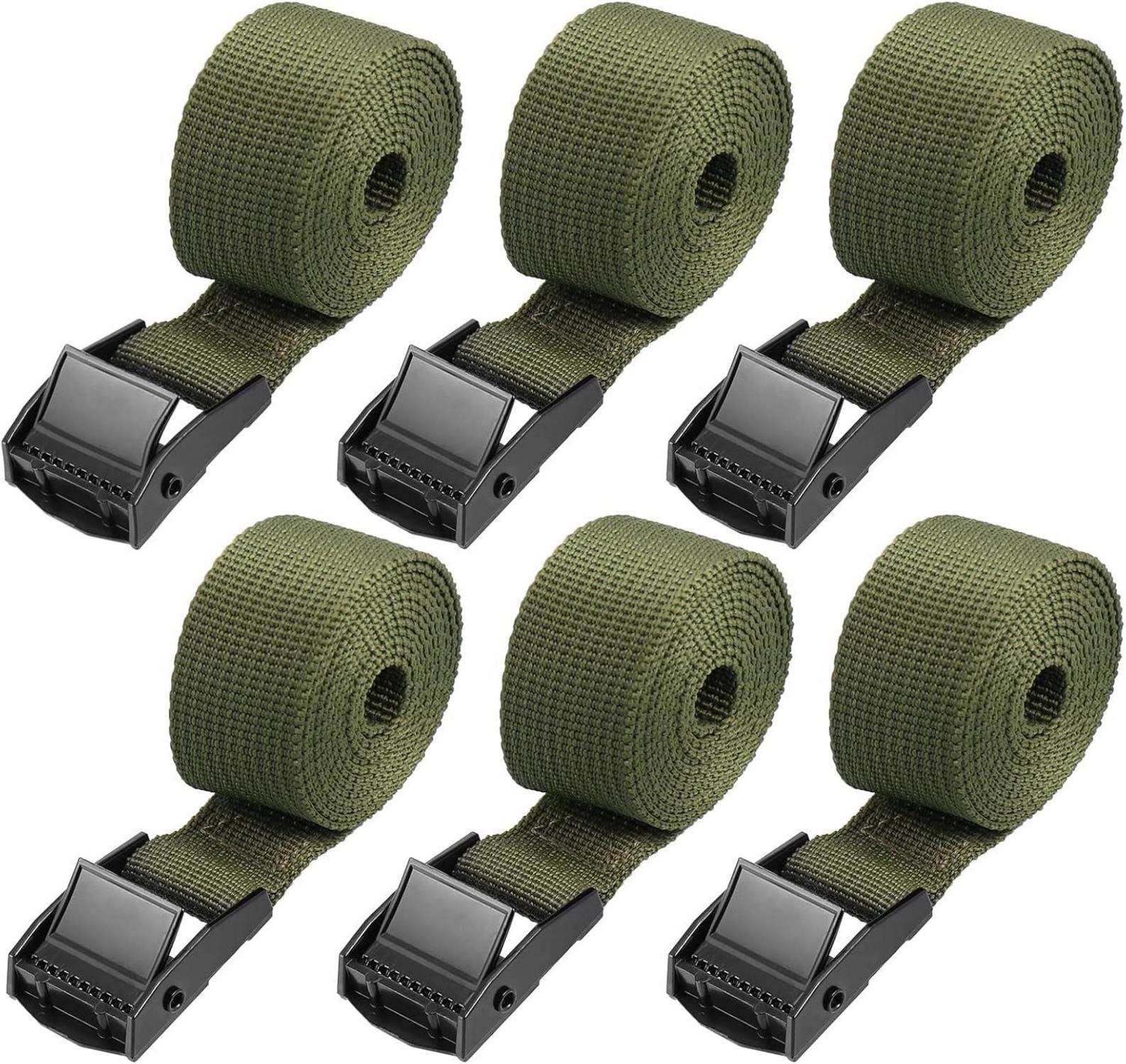 Spanngurte kurz 1m 6er Pack Verstellbare Zurrgurte mit
