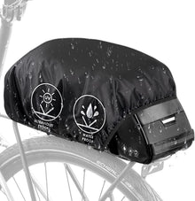 Wasserdichter Regenschutz für Fahrradtasche 5-18L Schwarz