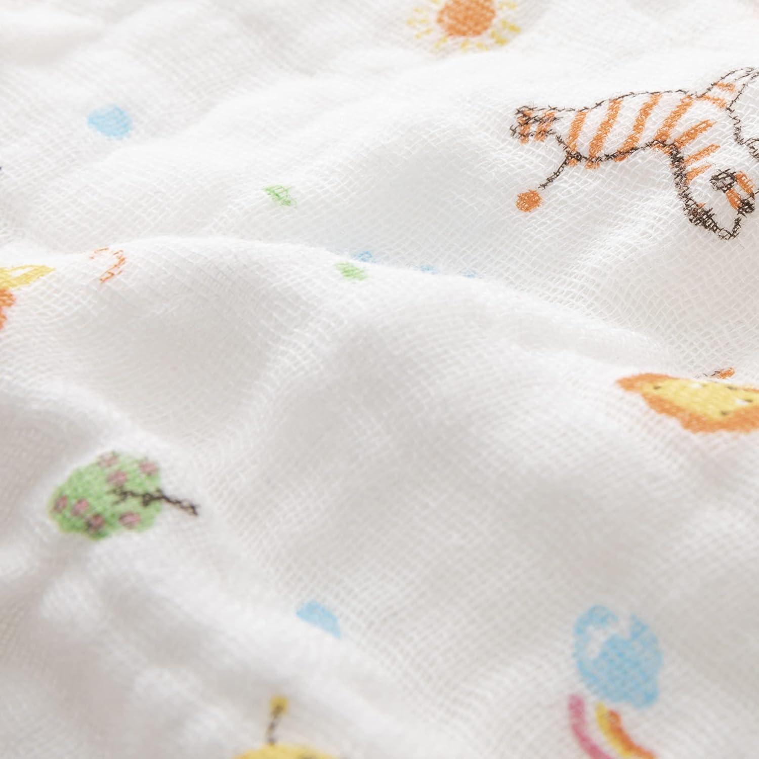 10er Baby Waschlappen Set Bambusfaser Handtücher mit Hänge Seil