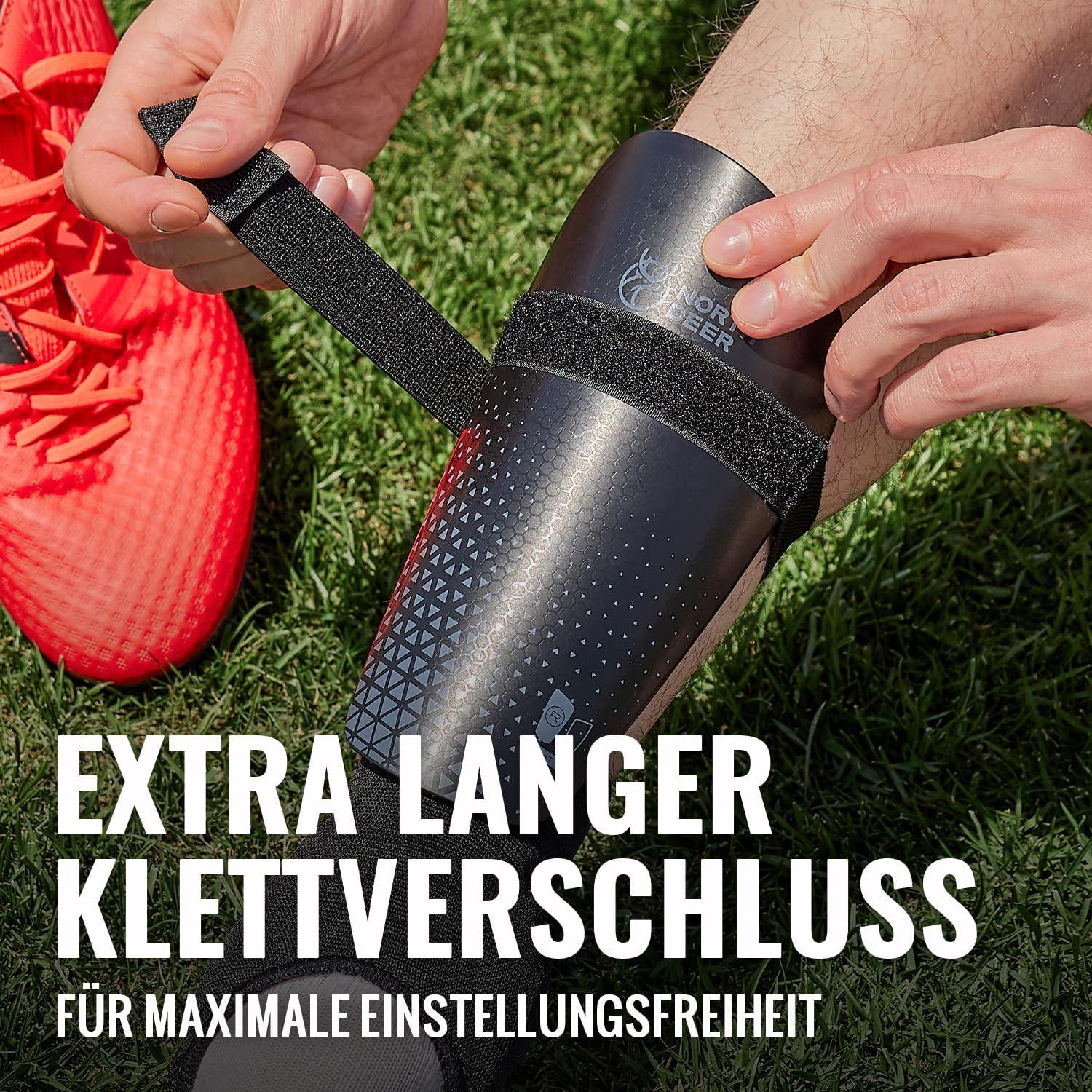 Northdeer Kinder Schienbeinschoner Fußball Knöchelschutz