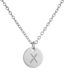 Initialen Buchstaben Halskette mit Herzen Geschenk Mädchen