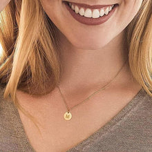 Damen Initialen Kette Anhänger Herz Gold Silber Rosegold