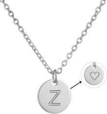 Initialen Kette Buchstaben Anhänger Silber Gold Rosegold Herzen