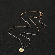 Initialen Kette Buchstaben Anhänger Gold Silber Rosegold