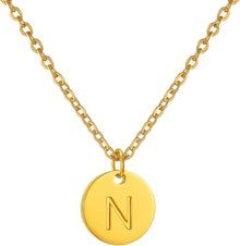 Initialen Kette Buchstaben Anhänger Gold Silber Rosegold Herzen