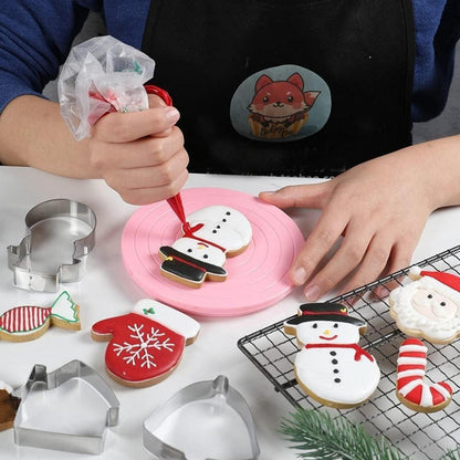 Weihnachts-Ausstechformen-Set 9-teilig Edelstahl Lebkuchenmann